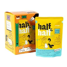 Вологий корм для котів Half&Half Adult 5+1 pouch 600 г - лосось