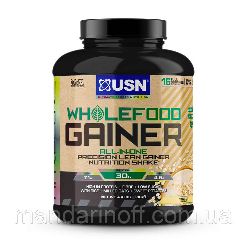Wholefood Gainer (2 kg, vanilla) (Гейнеры высокобелковые.) (ID ...