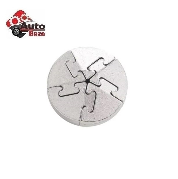 Металева головоломка для дорослих та дітей із 5 частин 3D PUZZLE IQ, Креативна класична металева головоломка 3Д пазл Спіраль
