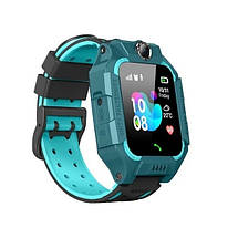 Дитячий смарт-годинник Smart Baby Watch Q19 GPS з камерою, прослуховуванням, сім картою, для дітей, Блакитний, фото 5
