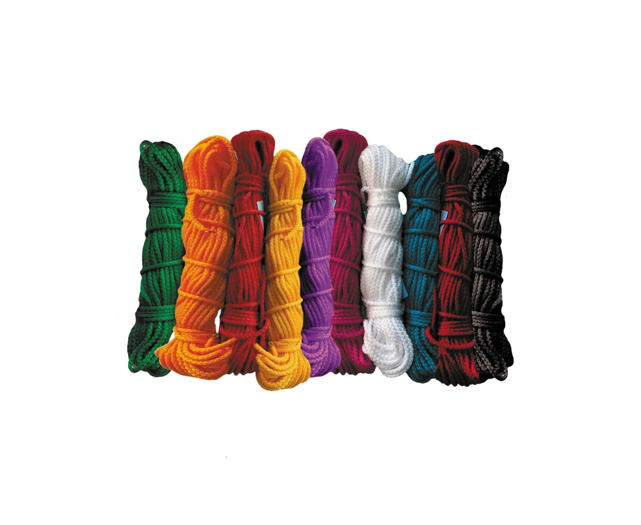 Набір шнурів поліпропіленовий кручений кольоровий D2,5, 15 м (10шт/уп), фото 1