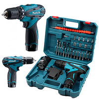 Шуруповерт Makita 12V 5AH з набором інструментів Акумуляторний шуруповерт