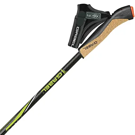 Карбонові палиці для скандинавської ходьби Gabel FX-75 Snake Carbon Dual Spike, 125 см (Black), фото 3