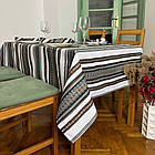 Скатертина лляна "Український орнамент" ЕТНО №3 (Під замовлення, або стандартний розмір), фото 4