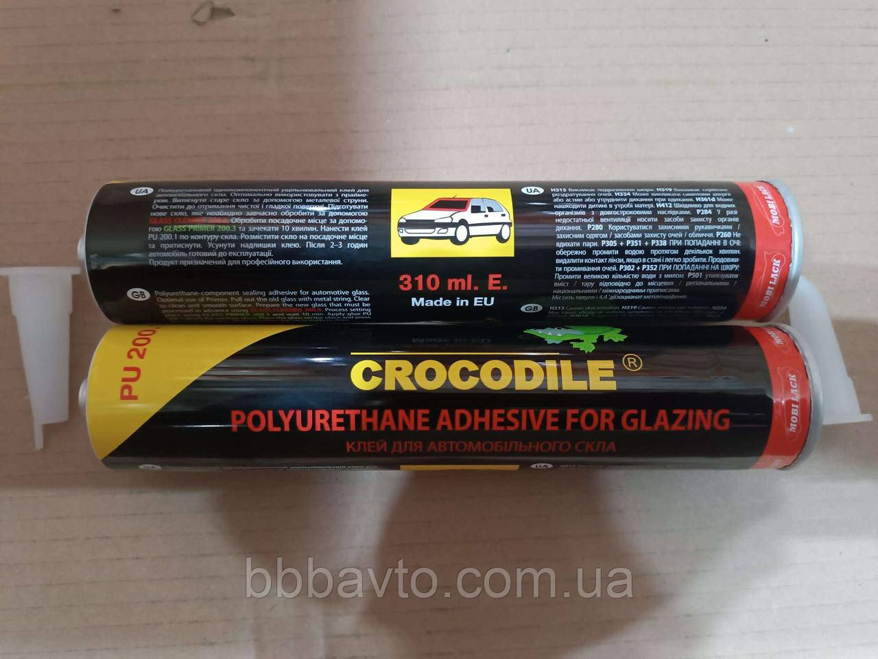 Клей для скла CROCODILE 310 мл PU200.1, фото 1