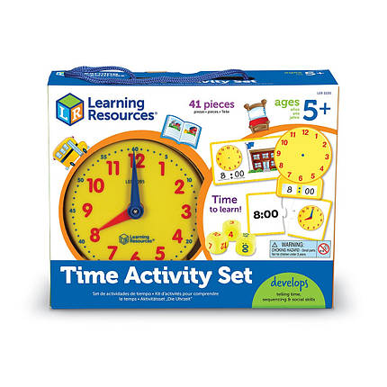 Навчальна гра LEARNING RESOURCES - ВИВЧАЄМО ЧАС, фото 1