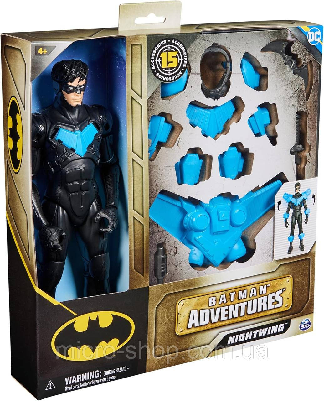 Фігурка Бетмена Найтвінг з комплектом броні DC Comics, Batman Adventures, Nightwing