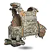 Полегшений бронежилет 6 класу «Ghost Gen4 V2» з керамічними бронеплитами, системою швидкоскидання + 9 підсумки, фото 10