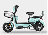 Електричний скутер 350 Вт (48 В 20 Ач) з кошиком, фото 2