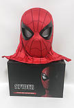 Маска Людини-Павука з ефектом рухомих очей, Spider Man Cosplay Mask, фото 3