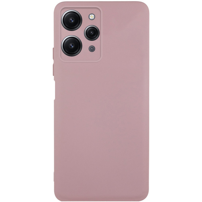 Чохол Silicone Cover Lakshmi Full Camera (AA) для Xiaomi Redmi 12 Рожевий / Pink Sand
