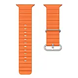 Ремінці для Apple Watch 49/45/42/44 mm Ocean Band orange, фото 5