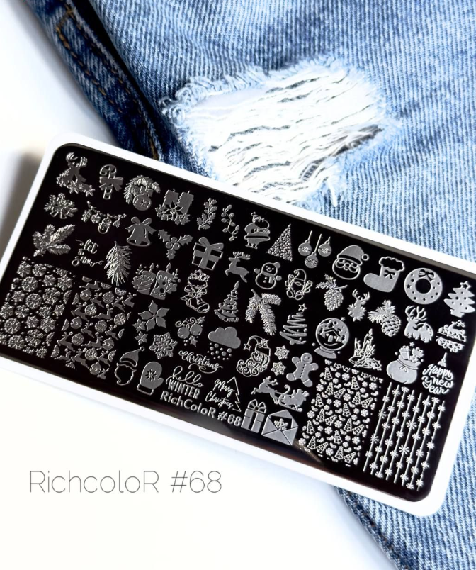 Пластина для стемпінгу richcolor 068