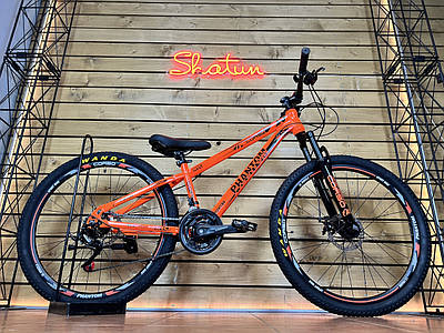 Велосипед гірський спортивний 26" CORSO Phantom PH-26847 помаранчевий на зріст 130-145 cм
