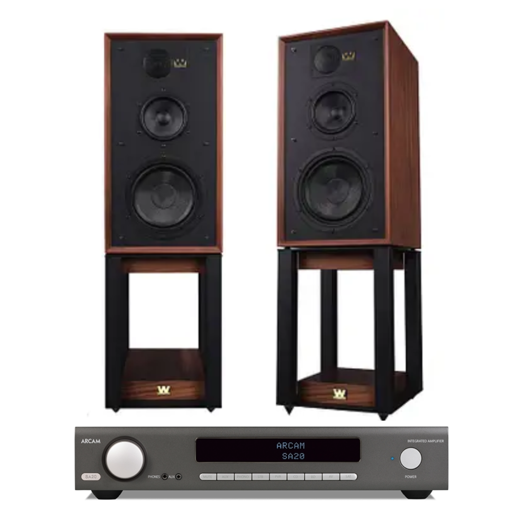 Стереосистема Wharfedale Linton Heritage + Arcam SA20