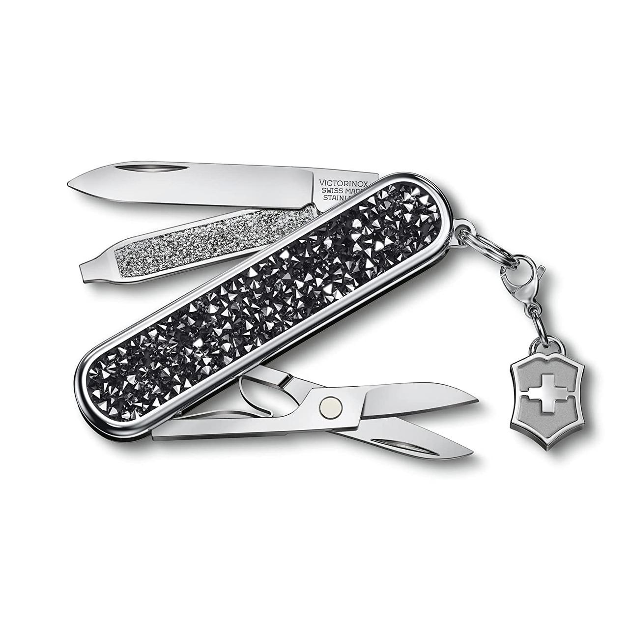 Ніж "Victorinox" Classic Brilliant Crystal 58мм/5функ/кристал