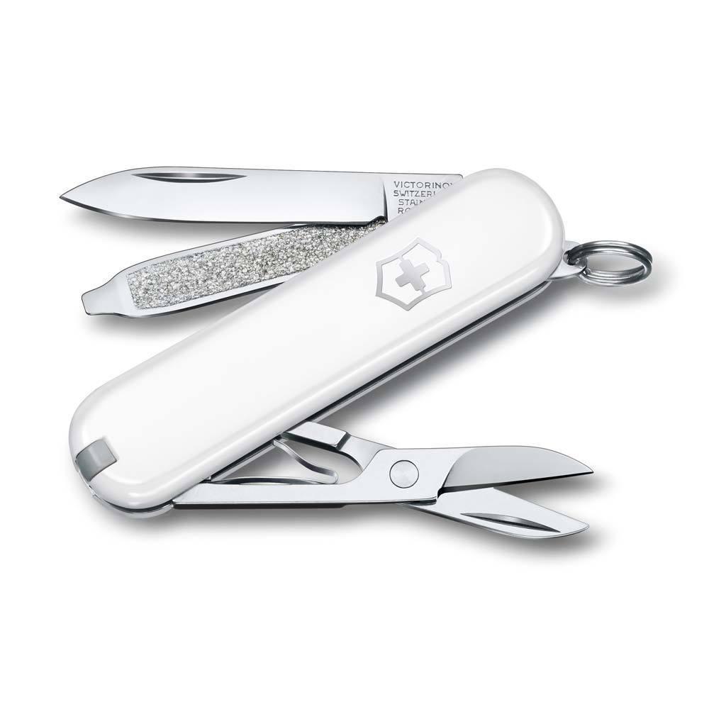 Ніж "Victorinox" Classic SD Colors Falling Snow 58мм/7функ/бел