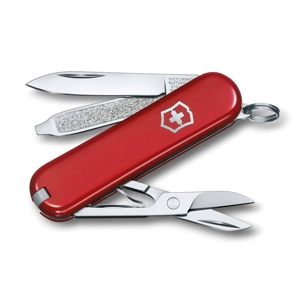 Ніж "Victorinox" Classic SD Colors Style Icon 58мм/7функ/черв