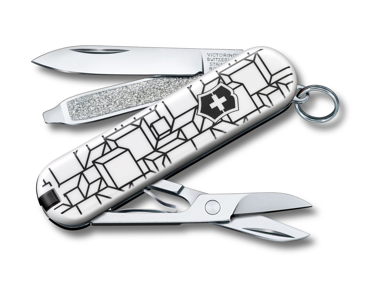 Ніж "Victorinox" Classic LE "Cubic Illusion" 58мм/7функ/кольоровий