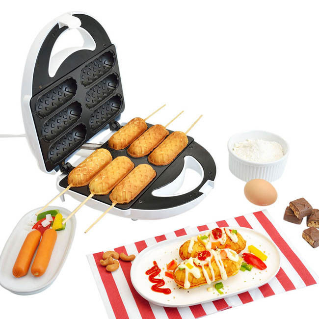 Хот-Дог на паличці від Livstar, на 6 сосисок, апарат для приготування корндгов Livstar LSU-1215