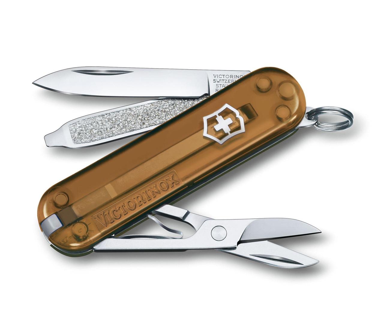 Ніж "Victorinox" Classic SD Colors Chocolate Fudge 58мм/7функ/кор.прозор