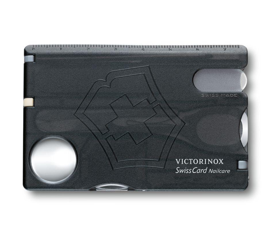 Набір "Victorinox" Swisscard Nailcare 82х54х4мм/12функ/чорн.прозор