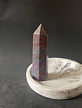 Рубін в фукситі натуральний обеліск олівець кристал рубін камінь фуксит., фото 2