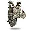 Плитоноска Neptun GEN4 V3+ піксель із балістичним захистом 2 класу, захистом паху + 10 підсумків, фото 9