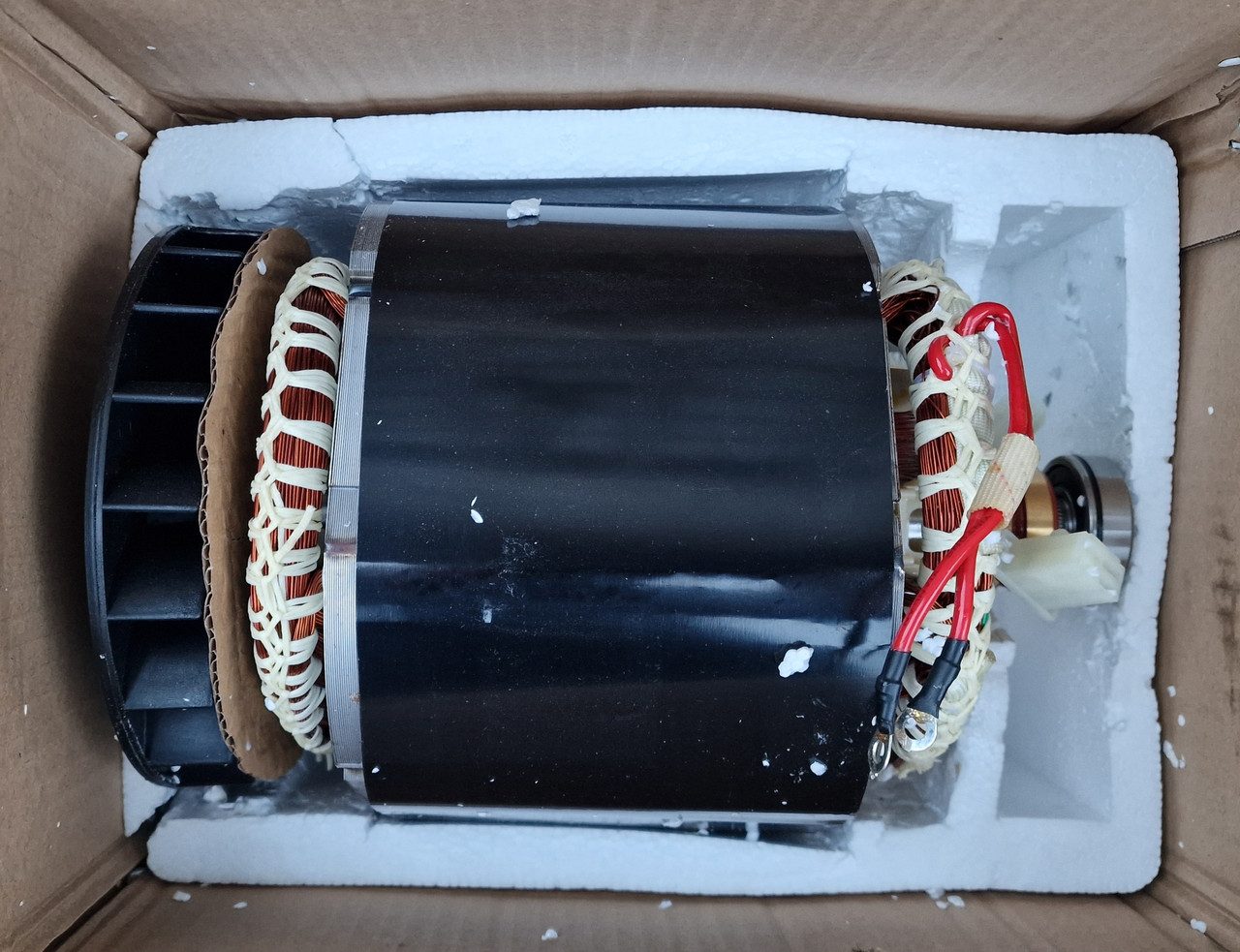 Генератор Статор + Якір 5 квт L заліза 140 мм, однофазний мідь, фото 1