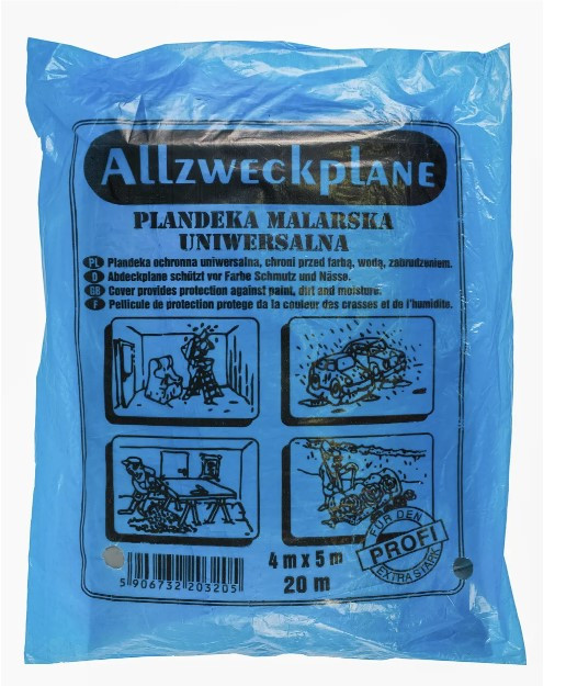 Плівка захисна 4 * 5 м 40 мк '' ПОЛЬША (01-002)