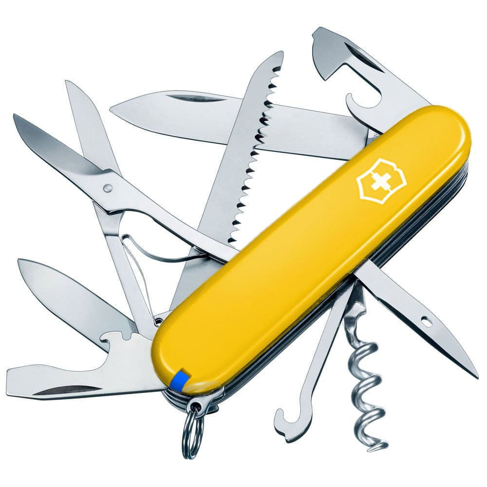 Ніж "Victorinox" Huntsman 91мм/15функ/жовт