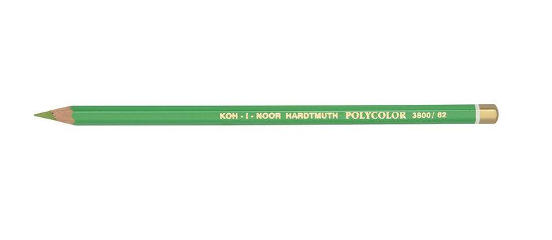 Олівець художній "Kooh-i-Noor" POLYCOLOR 3800/62 apple green/ясно-зелений, шт