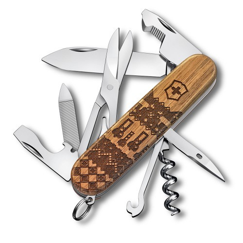 Ніж "Victorinox" Companion Wood Swiss Spirit LE 2023 91мм/13функ/горіх (Lim.Ed. 12000)