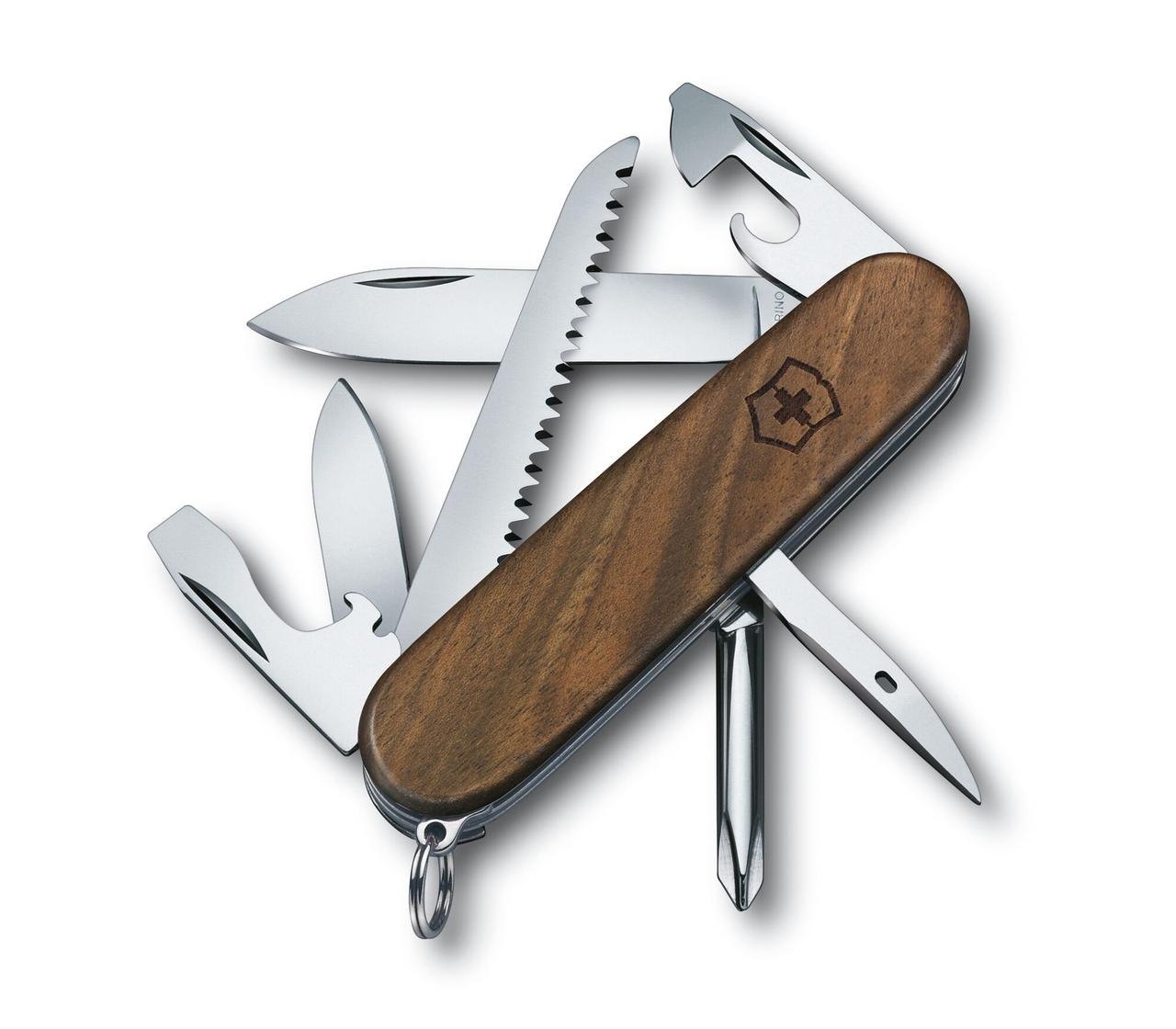 Ніж "Victorinox" Hiker Wood 91мм/11функ/горіх