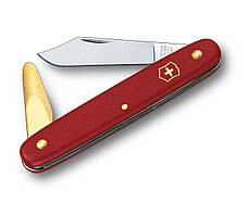 Ніж "Victorinox" садовий Budding 2 100мм/2функ/черв.мат (блістер)
