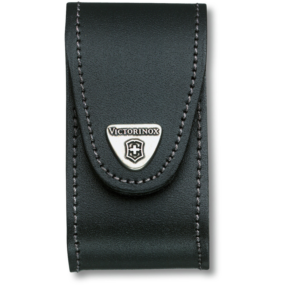 Чохол на пояс "Victorinox" 84-91мм шкір.чорн на липучці 5-8 шарів у подар.упак.