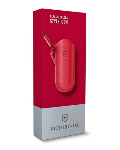 Чохол "Victorinox" шкір.черв Style Icon для Classic Colors (58мм) 1-2слоя