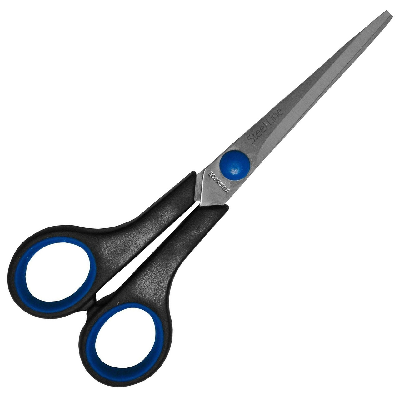 Ножиці офісні Economix Е40402 17см з гумовими вставками