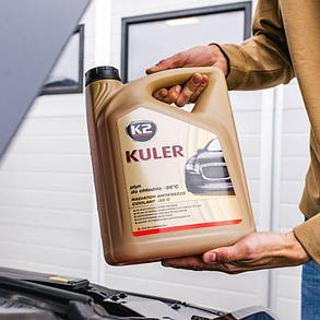 Антифриз (готовий) K2 Kuler Long Life -35 °C G12 червона 5 л, фото 2