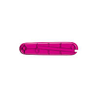 Накладка на ніж "Victorinox" 84мм pink transparent задня без штопора (kHa)