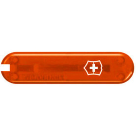 Накладка на ніж "Victorinox" 58мм Fire Opal передня з лого (Fa+)