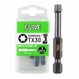 Біта ESSVE ударна TORX TX30*50 мм (3 шт/уп)
