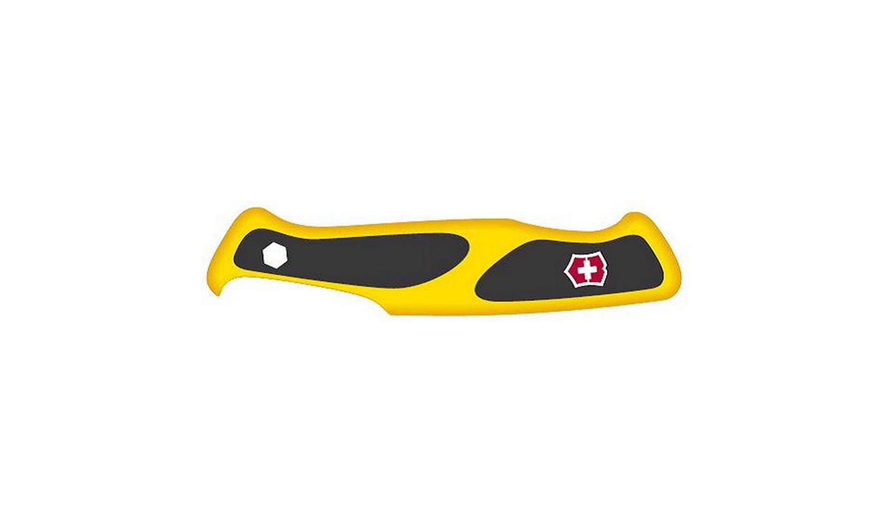 Накладки ручки ножа "Victorinox" перед. RangerGrip yellow/black Vh+ Bit (130мм)