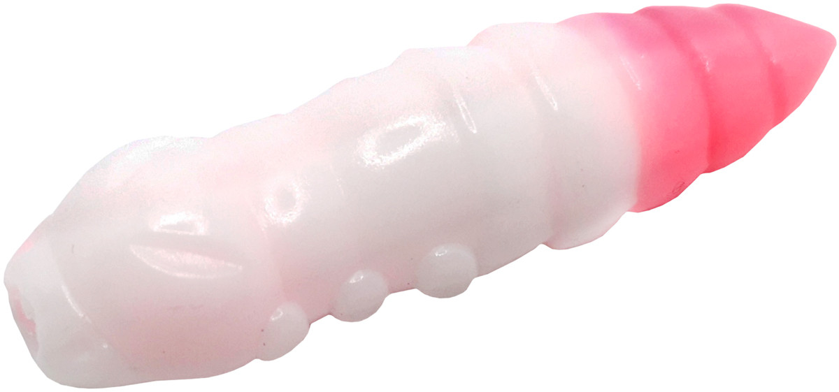 Силикон FishUP Pupa 1.5"" cheese taste #132 - White/Bubble Gum (8шт/уп), фото 1