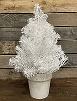 Ялинка лита в горщику HVOYA Premium 50 см Біла (100N/50/W)