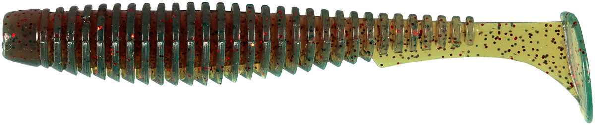Силикон FishUP U-Shad 3.5"" #019 - Motor Oil/Red (8шт/уп), фото 1