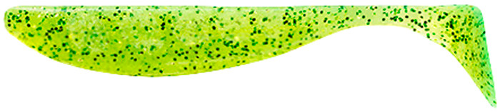 Силикон FishUP Wizzle Shad 3"" #026 - Flo Chartreuse/Green (8шт/уп), фото 1