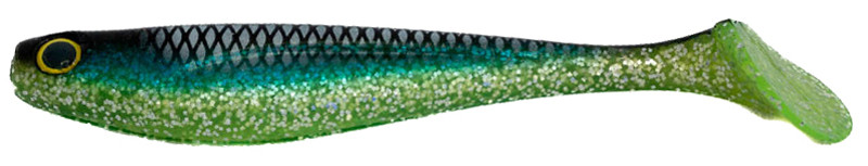 Силикон FishUP Wizzle Shad 8"" #352 - Blue Shiner Chart (1шт/уп), фото 1