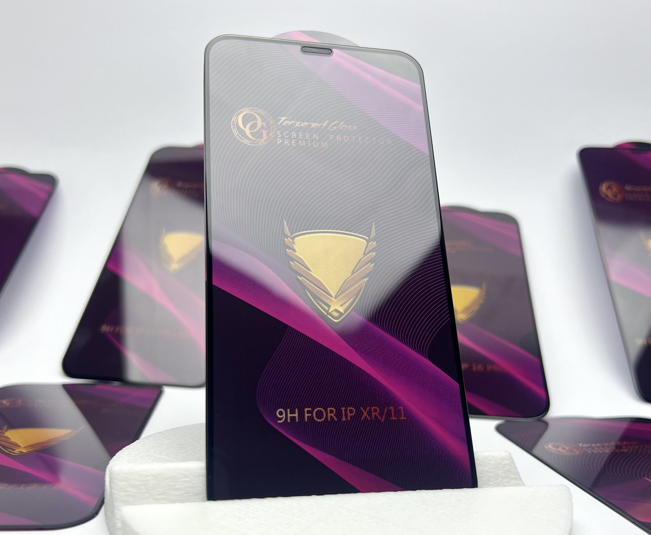 Захисне скло на iPhone 11 Premium OG глянець з сіткою для динаміка айфон 11 ESD 9H - фото 1 - id-p1752364224