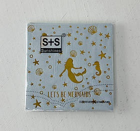 Серветки паперові двошарові 33*33 см Русалочка 20 шт. (СР9027)